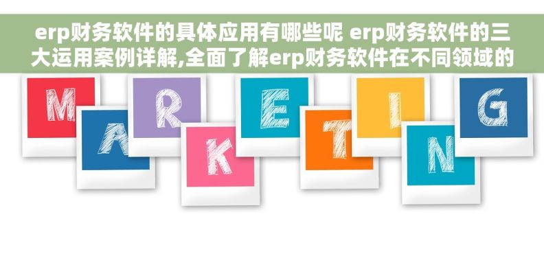 erp财务软件的具体应用有哪些呢 erp财务软件的三大运用案例详解,全面了解erp财务软件在不同领域的具体应用
