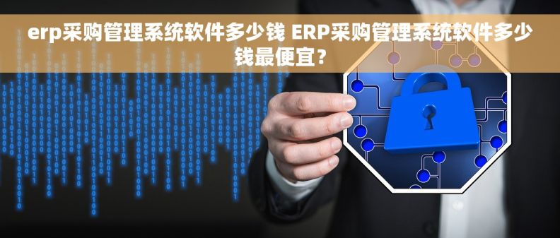 erp采购管理系统软件多少钱 ERP采购管理系统软件多少钱最便宜？
