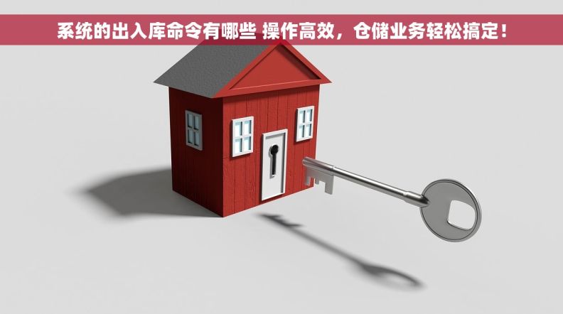 系统的出入库命令有哪些 操作高效，仓储业务轻松搞定！