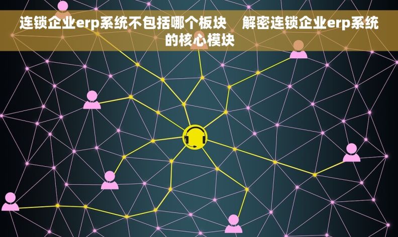 连锁企业erp系统不包括哪个板块    解密连锁企业erp系统的核心模块