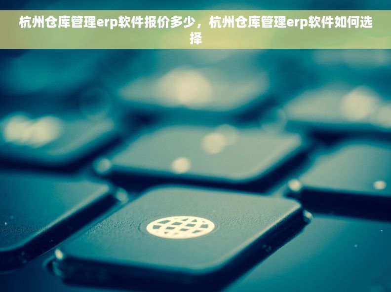 杭州仓库管理erp软件报价多少，杭州仓库管理erp软件如何选择