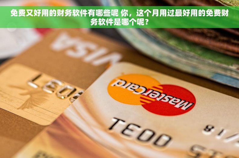 免费又好用的财务软件有哪些呢 你，这个月用过最好用的免费财务软件是哪个呢？