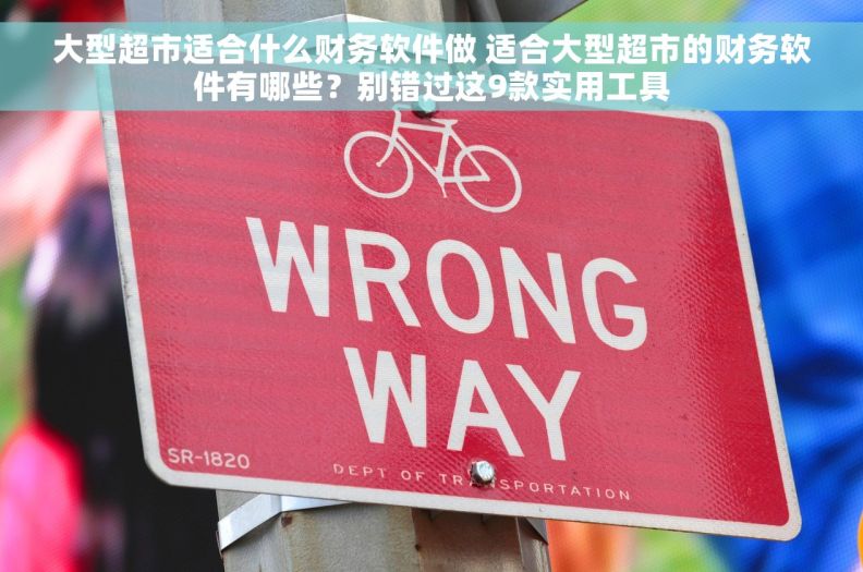 大型超市适合什么财务软件做 适合大型超市的财务软件有哪些？别错过这9款实用工具