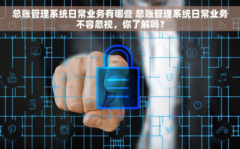 总账管理系统日常业务有哪些 总账管理系统日常业务不容忽视，你了解吗？