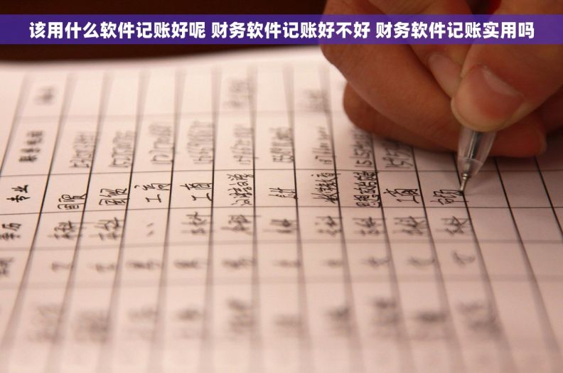 该用什么软件记账好呢 财务软件记账好不好 财务软件记账实用吗
