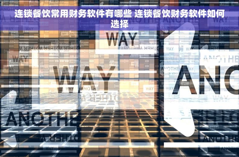 连锁餐饮常用财务软件有哪些 连锁餐饮财务软件如何选择