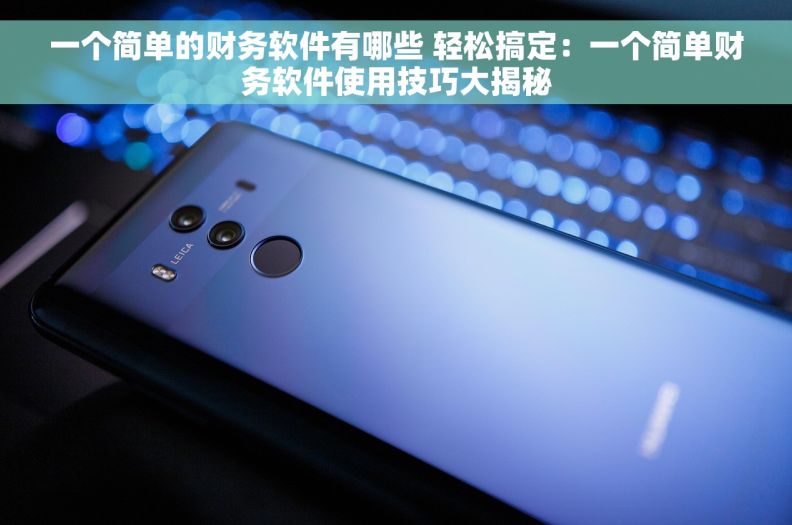 一个简单的财务软件有哪些 轻松搞定：一个简单财务软件使用技巧大揭秘