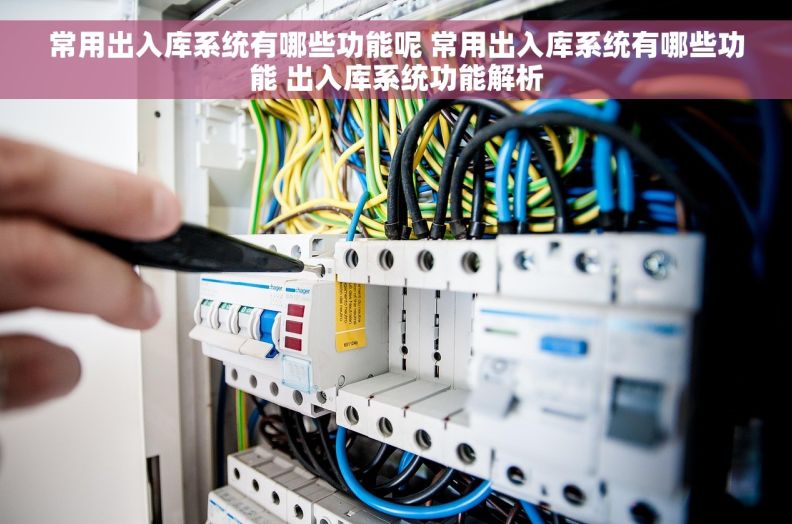 常用出入库系统有哪些功能呢 常用出入库系统有哪些功能 出入库系统功能解析