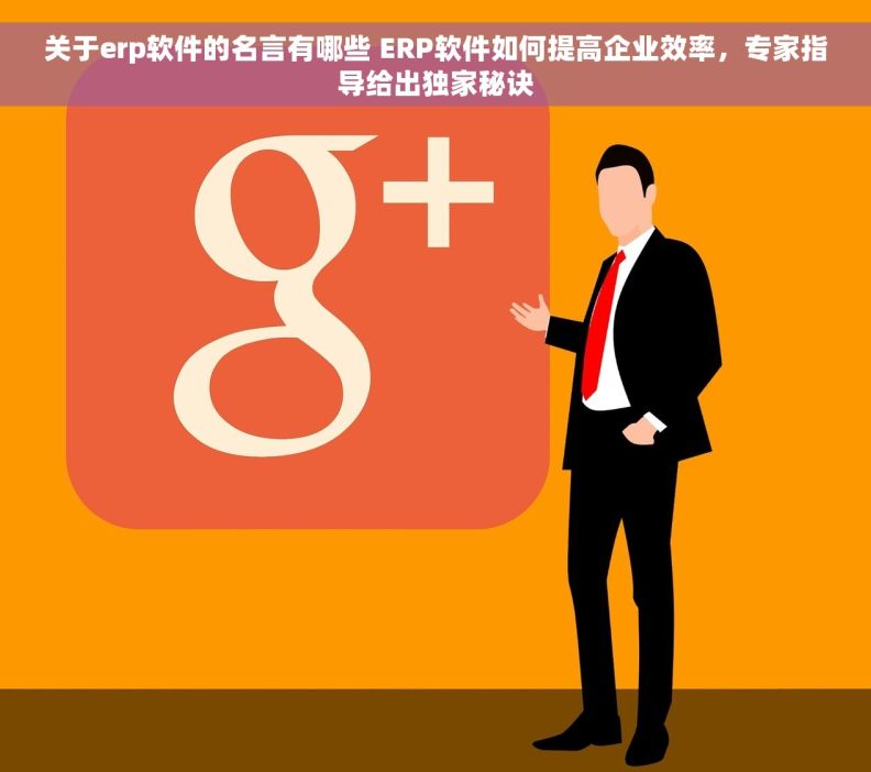关于erp软件的名言有哪些 ERP软件如何提高企业效率，专家指导给出独家秘诀