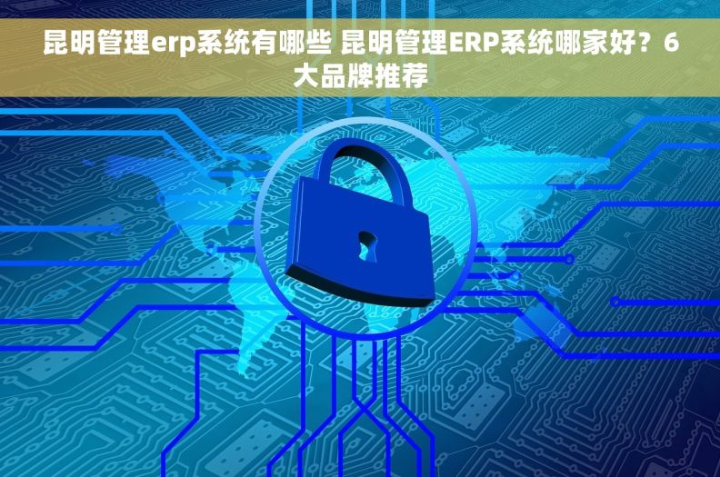 昆明管理erp系统有哪些 昆明管理ERP系统哪家好？6大品牌推荐