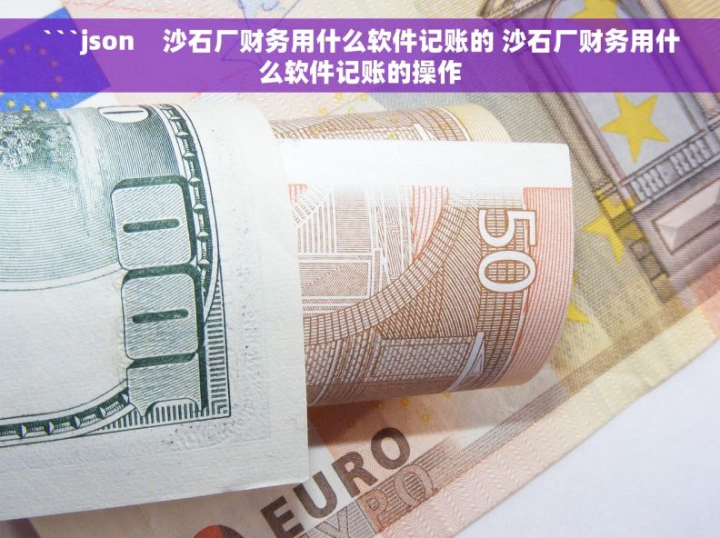 ```json    沙石厂财务用什么软件记账的 沙石厂财务用什么软件记账的操作