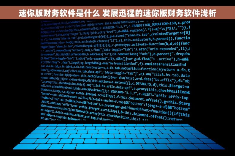 迷你版财务软件是什么 发展迅猛的迷你版财务软件浅析