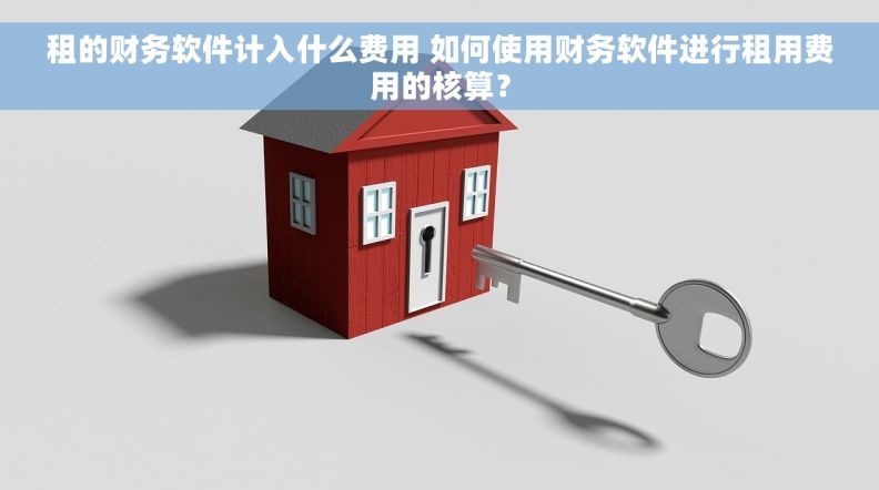 租的财务软件计入什么费用 如何使用财务软件进行租用费用的核算？