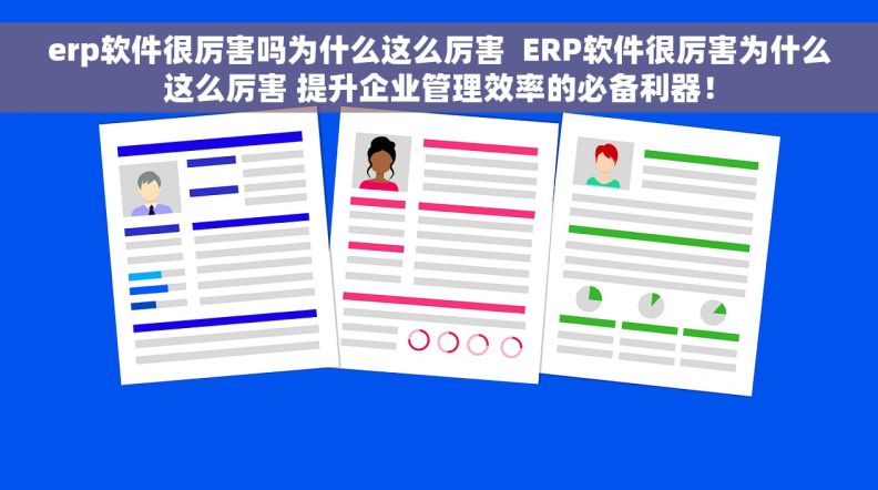 erp软件很厉害吗为什么这么厉害  ERP软件很厉害为什么这么厉害 提升企业管理效率的必备利器！