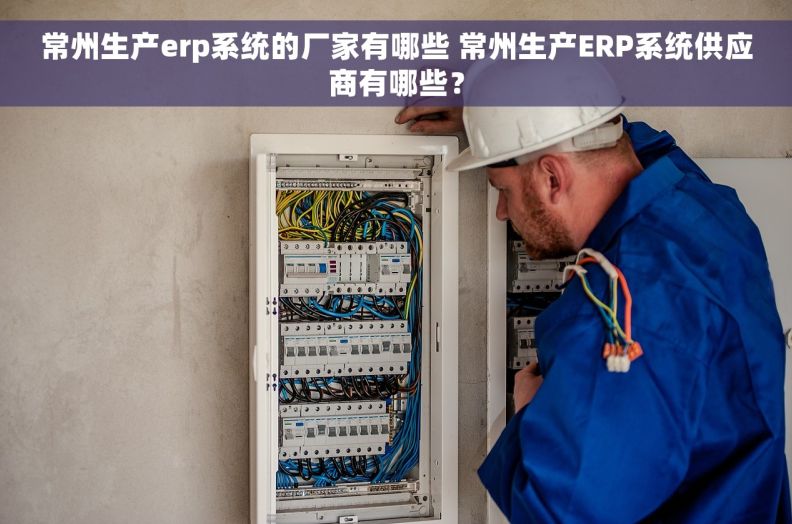 常州生产erp系统的厂家有哪些 常州生产ERP系统供应商有哪些？