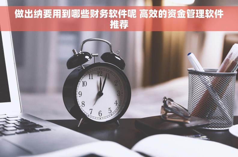 做出纳要用到哪些财务软件呢 高效的资金管理软件推荐
