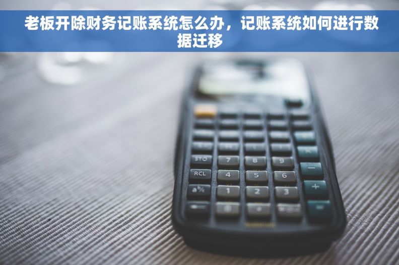  老板开除财务记账系统怎么办，记账系统如何进行数据迁移