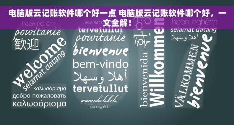 电脑版云记账软件哪个好一点 电脑版云记账软件哪个好，一文全解！