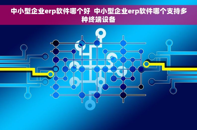 中小型企业erp软件哪个好  中小型企业erp软件哪个支持多种终端设备