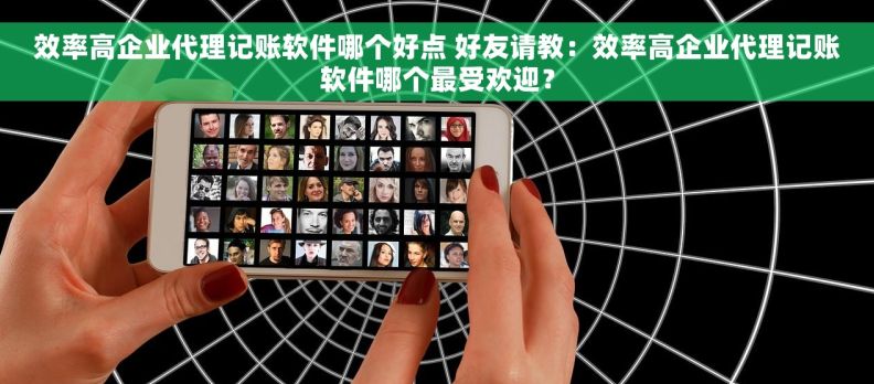效率高企业代理记账软件哪个好点 好友请教：效率高企业代理记账软件哪个最受欢迎？