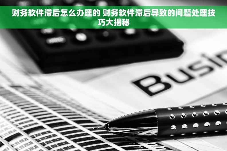 财务软件滞后怎么办理的 财务软件滞后导致的问题处理技巧大揭秘