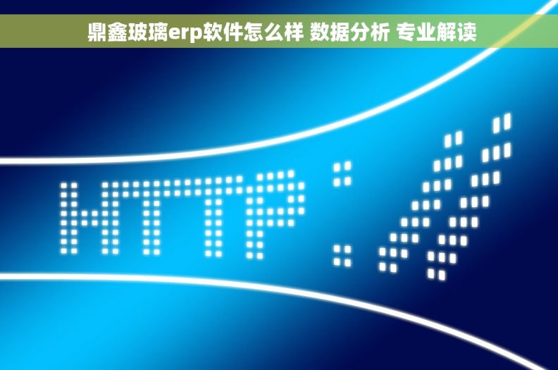  鼎鑫玻璃erp软件怎么样 数据分析 专业解读