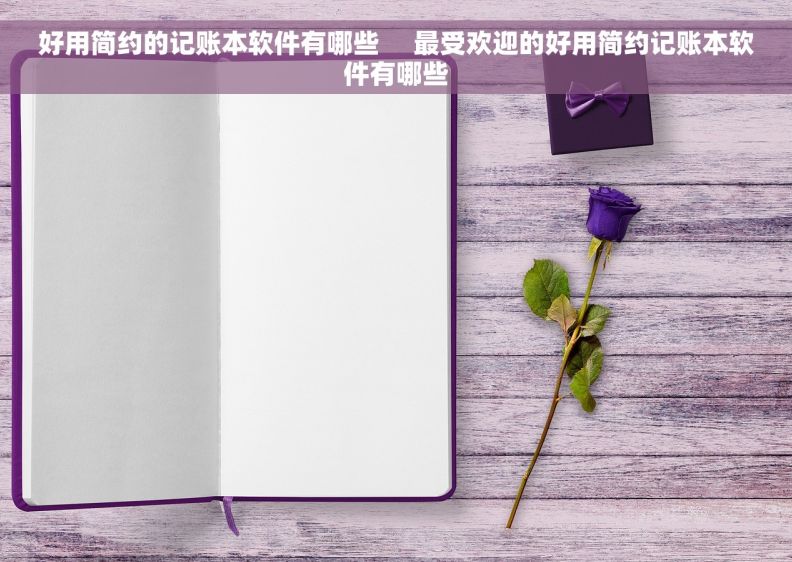 好用简约的记账本软件有哪些     最受欢迎的好用简约记账本软件有哪些