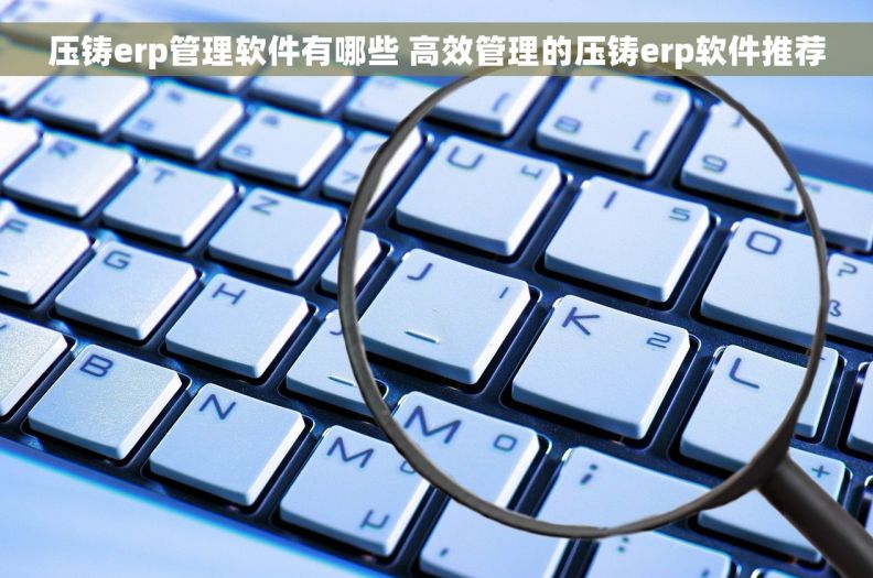 压铸erp管理软件有哪些 高效管理的压铸erp软件推荐