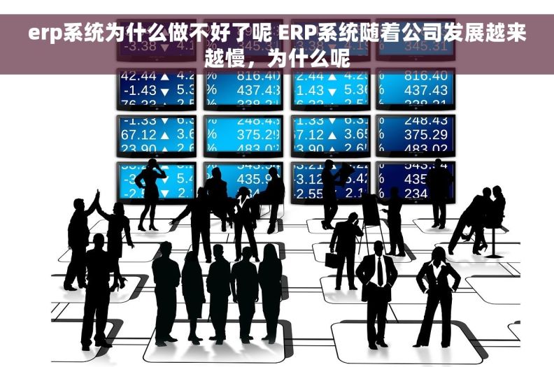 erp系统为什么做不好了呢 ERP系统随着公司发展越来越慢，为什么呢