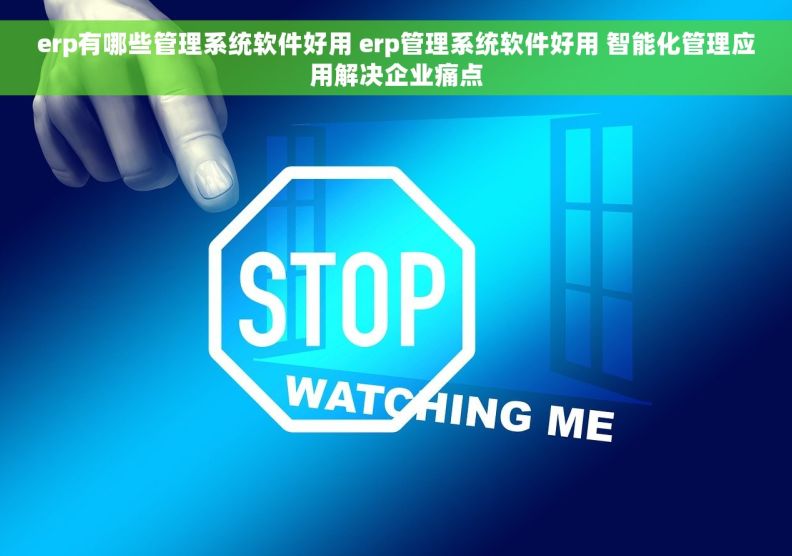 erp有哪些管理系统软件好用 erp管理系统软件好用 智能化管理应用解决企业痛点