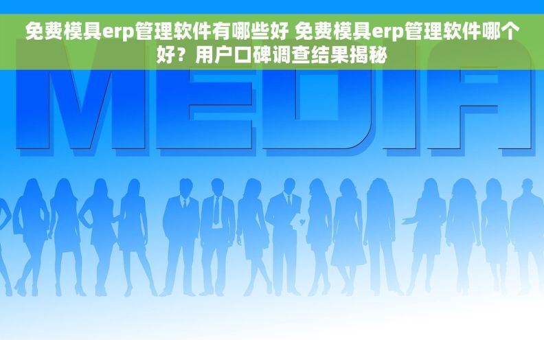 免费模具erp管理软件有哪些好 免费模具erp管理软件哪个好？用户口碑调查结果揭秘
