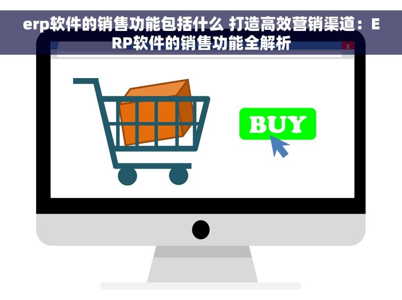 erp软件的销售功能包括什么 打造高效营销渠道：ERP软件的销售功能全解析