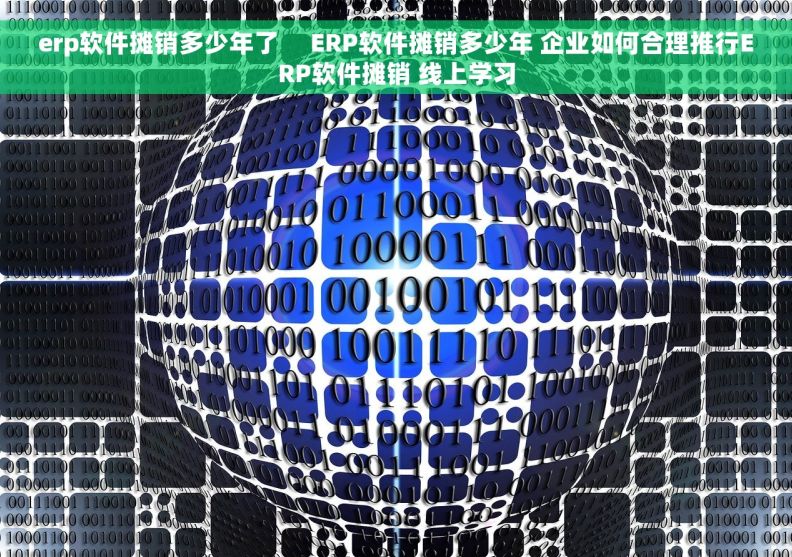 erp软件摊销多少年了     ERP软件摊销多少年 企业如何合理推行ERP软件摊销 线上学习