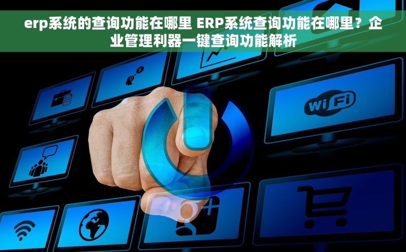 erp系统的查询功能在哪里 ERP系统查询功能在哪里？企业管理利器一键查询功能解析