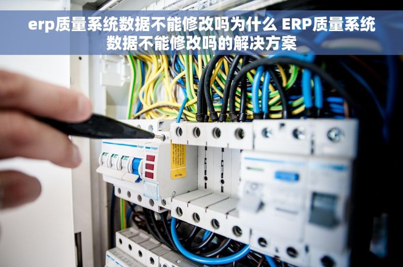 erp质量系统数据不能修改吗为什么 ERP质量系统数据不能修改吗的解决方案