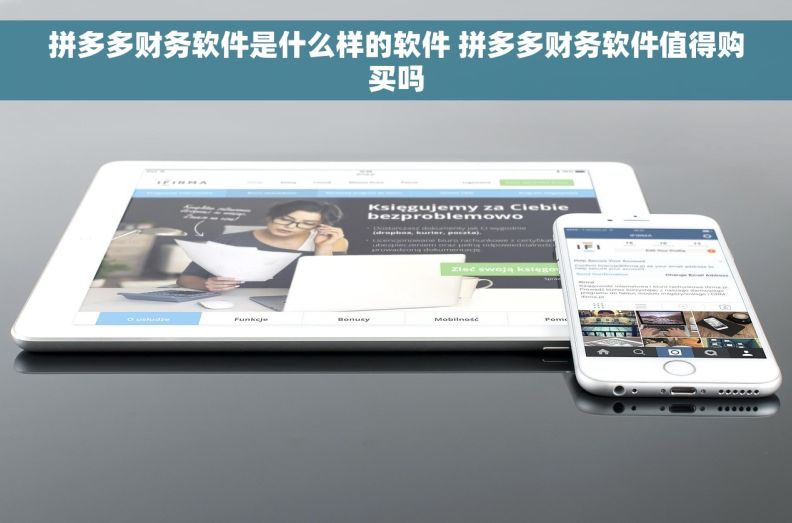 拼多多财务软件是什么样的软件 拼多多财务软件值得购买吗