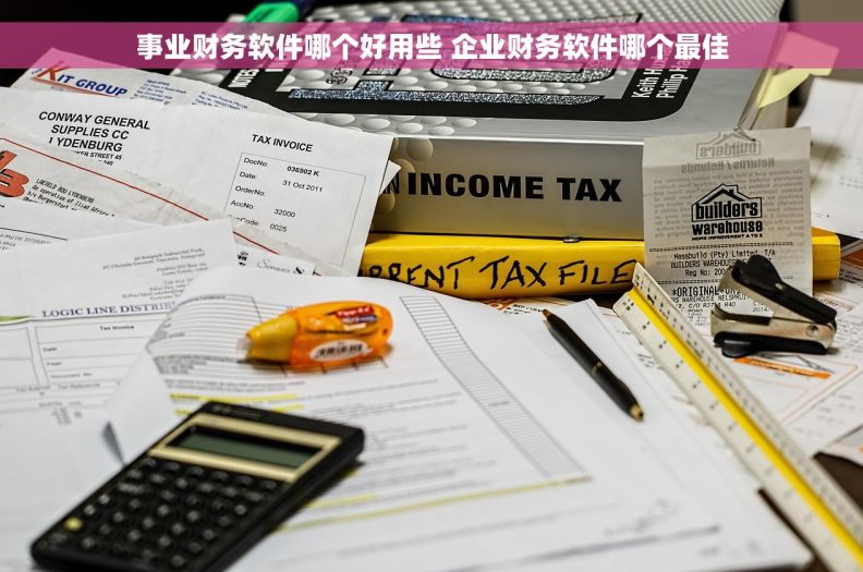 事业财务软件哪个好用些 企业财务软件哪个最佳