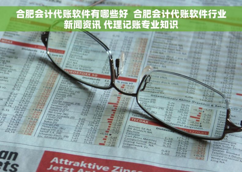 合肥会计代账软件有哪些好  合肥会计代账软件行业新闻资讯 代理记账专业知识