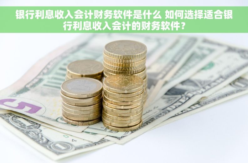 银行利息收入会计财务软件是什么 如何选择适合银行利息收入会计的财务软件？