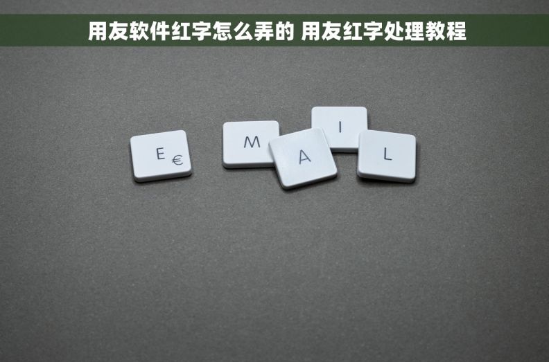  用友软件红字怎么弄的 用友红字处理教程
