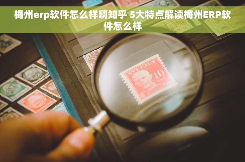 梅州erp软件怎么样啊知乎 5大特点解读梅州ERP软件怎么样