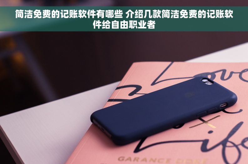 简洁免费的记账软件有哪些 介绍几款简洁免费的记账软件给自由职业者