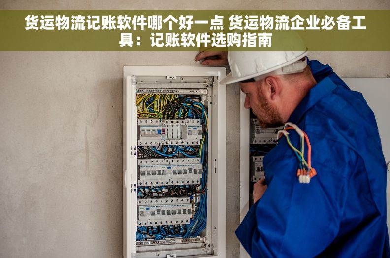 货运物流记账软件哪个好一点 货运物流企业必备工具：记账软件选购指南