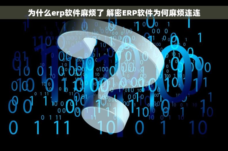 为什么erp软件麻烦了 解密ERP软件为何麻烦连连