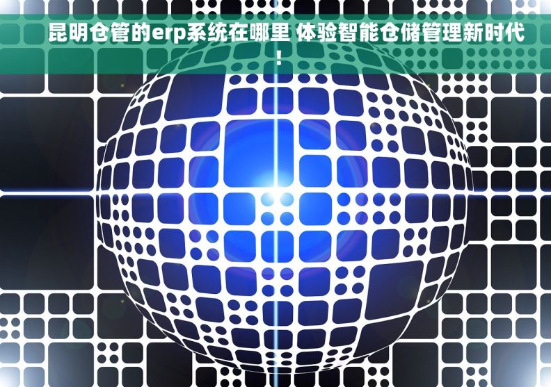     昆明仓管的erp系统在哪里 体验智能仓储管理新时代！