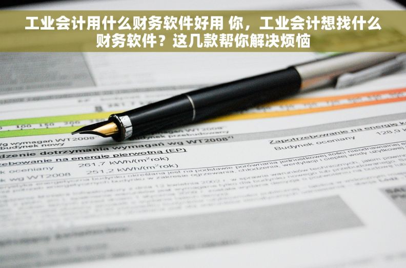工业会计用什么财务软件好用 你，工业会计想找什么财务软件？这几款帮你解决烦恼