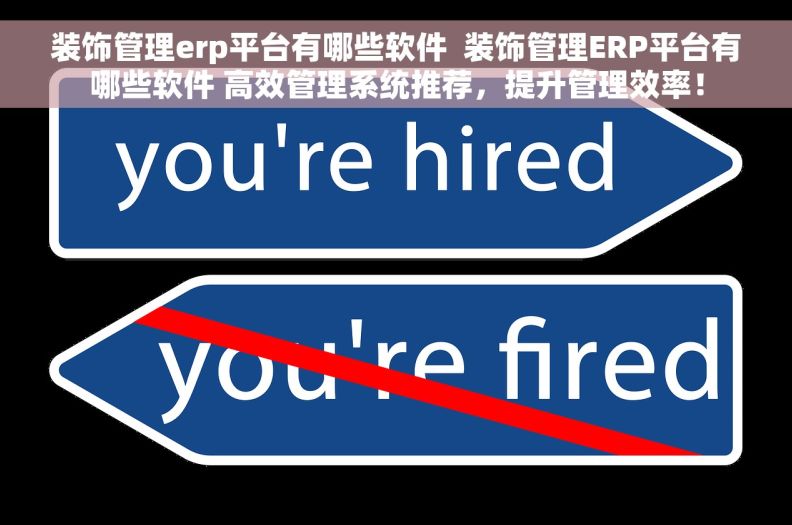 装饰管理erp平台有哪些软件  装饰管理ERP平台有哪些软件 高效管理系统推荐，提升管理效率！