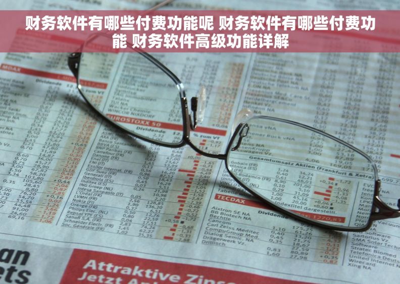 财务软件有哪些付费功能呢 财务软件有哪些付费功能 财务软件高级功能详解