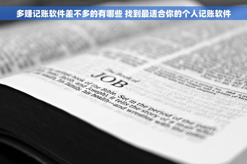 多赚记账软件差不多的有哪些 找到最适合你的个人记账软件