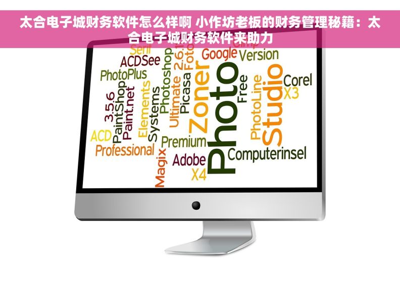 太合电子城财务软件怎么样啊 小作坊老板的财务管理秘籍：太合电子城财务软件来助力